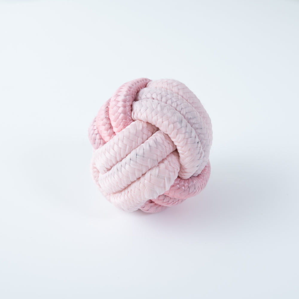 Pet Rope Ball - Pink